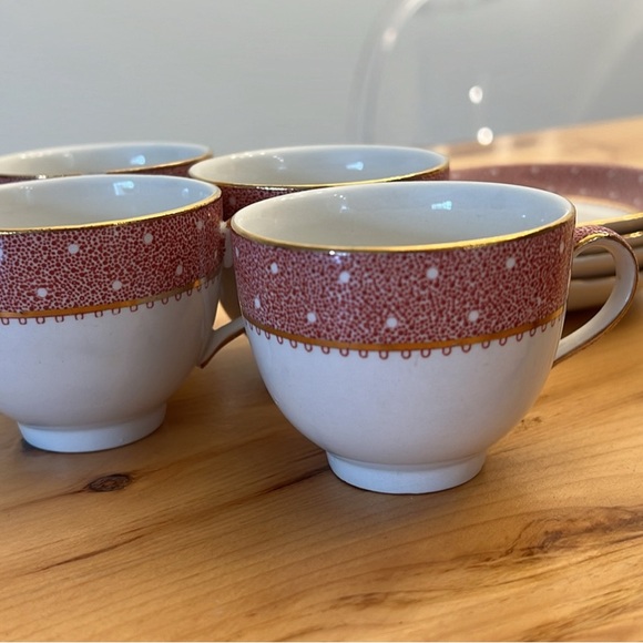 Set of four Ridgway demitasse cups and saucers - Picture 5 of 6